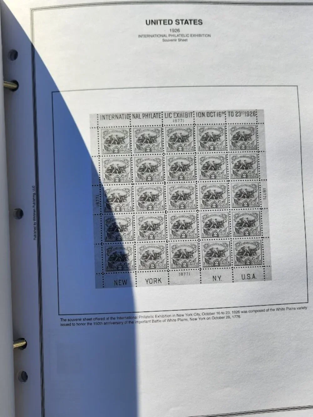 Liberty U.S. Stamp Album Vol A 1847 to 1994 USPS United States Binder Volume 1 P